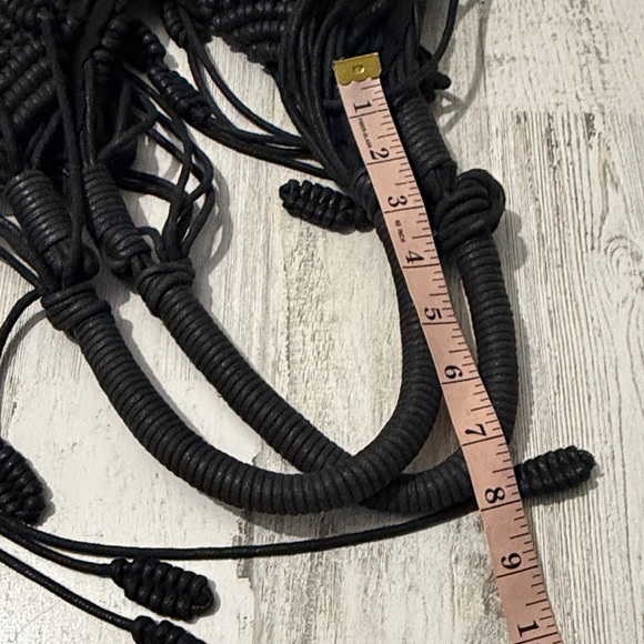 Monserat De Lucca Black Knotted Shoulder Bag - Picture 13 of 13